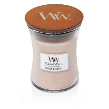 WOODWICK SVIECKA OVALNA VAZA VANILLA AND SEA SALT 275G, 92191E