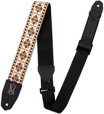 Levy's MRHHT-07 Kytarový pás White, Black, Gold Motif