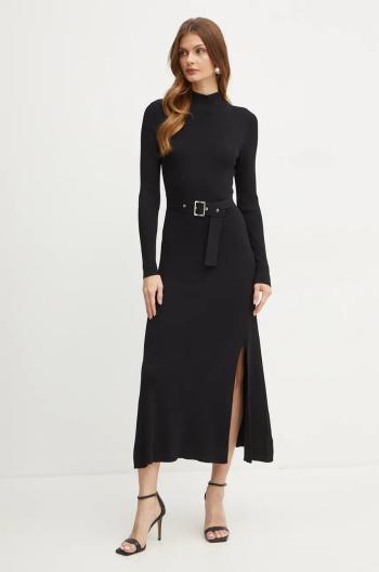 Šaty Karl Lagerfeld černá barva, maxi, 246W1321