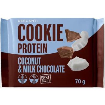 Descanti Protein Cookie proteínová sušienka príchuť Milk Chocolate & Coconut 70 g