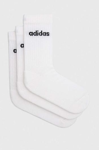 Ponožky adidas 3-pack bílá barva, HT3455