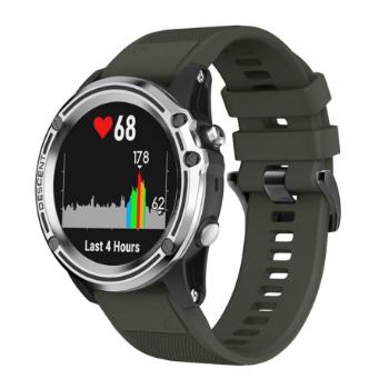 BStrap Silicone Acton remienok na Garmin Fenix 5s / 5s Plus, army green (SGA003C06)