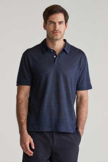 POLOKOŠILE GANT LINEN SS POLO EVENING BLUE