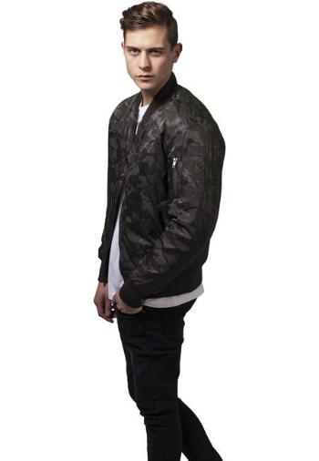 Urban Classics Tonal Camo Bomber Jacket dark olive - M