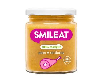 Smileat BIO příkrm krůta se zeleninou s extra panenským olivovým olejem 6M+ 230 g