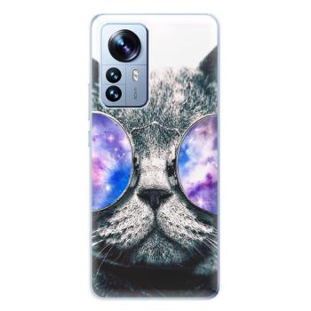 Odolné silikonové pouzdro iSaprio - Galaxy Cat - Xiaomi 12 Pro