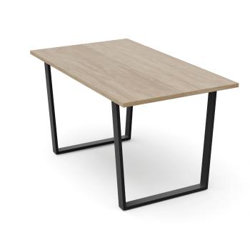Blumfeldt Bearsdon jídelní set, stolová deska a kovové nohy stolu, industriální styl, stabilní, moderní