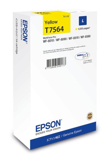 Epson T7564 L C13T75644N žlutá (yellow) originální cartridge