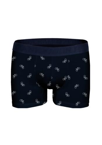 Pánské boxerky John Frank JFBBP601 XL Tm. modrá