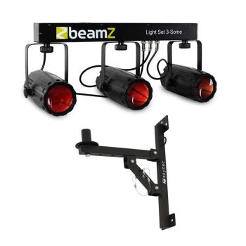 Beamz 3-some, set de iluminat, 4 piese, LED