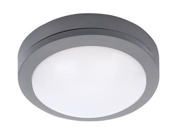 Solight Šedé LED stropní/nástěnné svítidlo 170mm 13W IP54 WO746