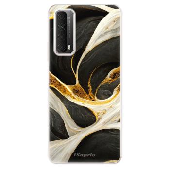 Odolné silikonové pouzdro iSaprio - Black and Gold - Huawei P Smart 2021