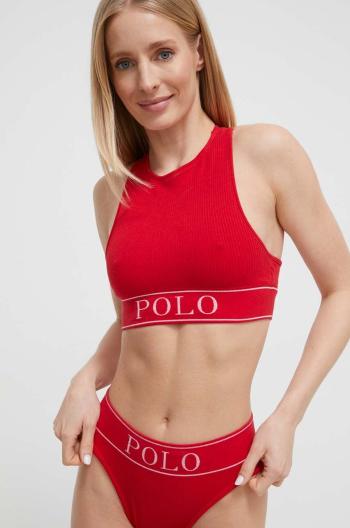 Podprsenka Polo Ralph Lauren červená barva