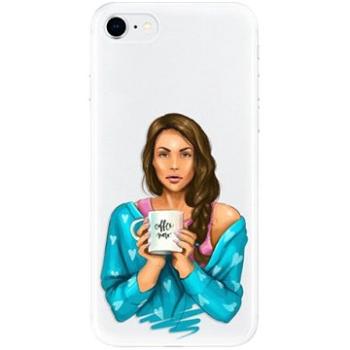 iSaprio Coffe Now - Brunette pro iPhone SE 2020 (cofnobru-TPU2_iSE2020)