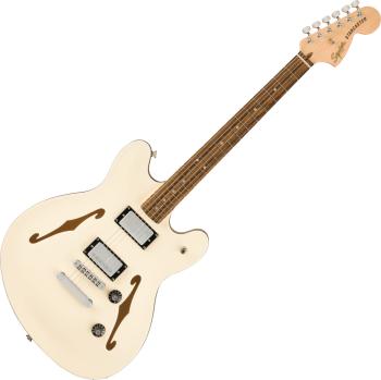 Fender Squier Affinity Series Starcaster Deluxe LRL Olympic White Semiakustická kytara