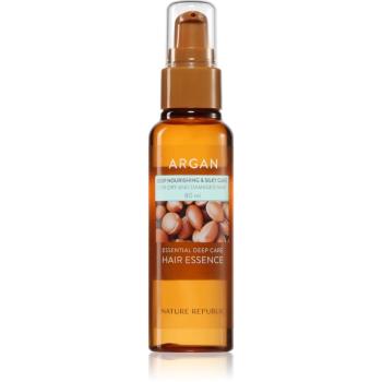 NATURE REPUBLIC Argan Essential Deep Care Hair Essence hydratační esence pro poškozené vlasy 80 ml