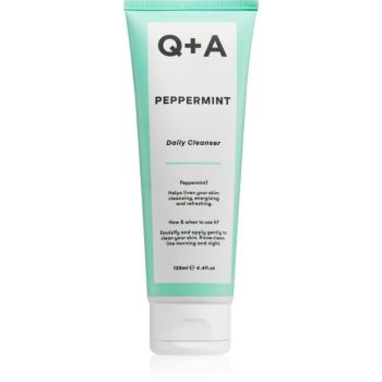 Q+A Peppermint hydratační čisticí gel s mátou peprnou 125 ml