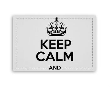 Fotoobraz 90x60 cm střední  Keep calm