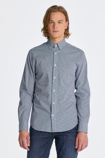 KOŠILE GANT REG POPLIN MICRO CHECK SHIRT COLLEGE BLUE