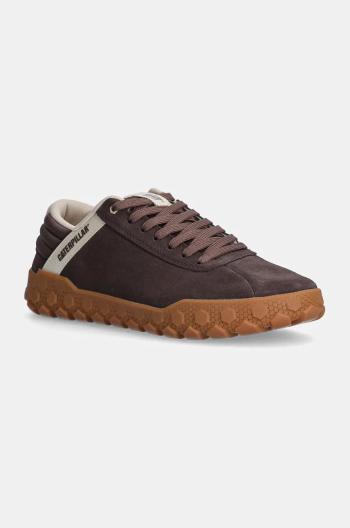 Kožené sneakers boty Caterpillar HEX + hnědá barva, P111628