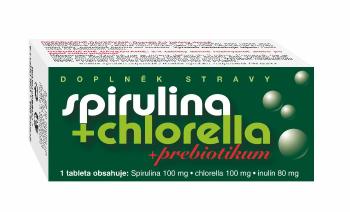 Naturvita Spirulina + Chlorella + Prebiotikum 90 tablet