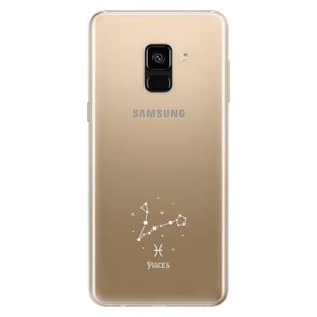 Odolné silikonové pouzdro iSaprio - čiré - Ryby - Samsung Galaxy A8 2018