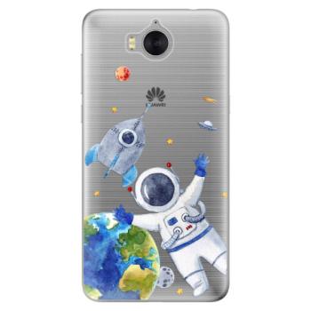 Odolné silikonové pouzdro iSaprio - Space 05 - Huawei Y5 2017 / Y6 2017