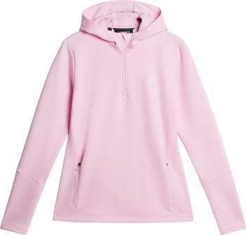 J.Lindeberg W Aerial Quarter Zip Hood Nosegay S Sweatshirt