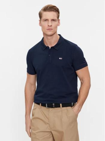 Tommy Jeans pánské tmavě modré polo tričko - L (C1G)