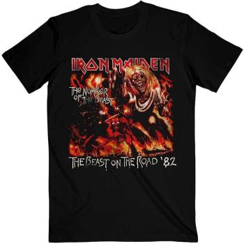 Iron Maiden Tričko Number Of The Beast The Beast On The Road Vintage Unisex Black XL