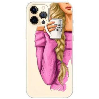 iSaprio My Coffe and Blond Girl pro iPhone 12 Pro (coffblon-TPU3-i12p)