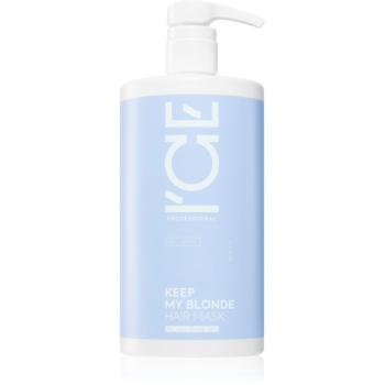 Natura Siberica ICE Professional Keep My Blonde regenerační maska pro zesvětlené, melírované studené blond vlasy 750 ml