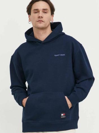 Tommy Jeans pánská tmavě modrá mikina - XL (C1G)