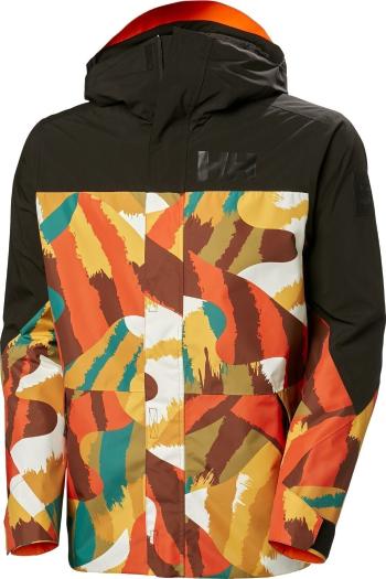 Helly Hansen Ullr D Shell Graphic Jpb Aop L Lyžařská bunda