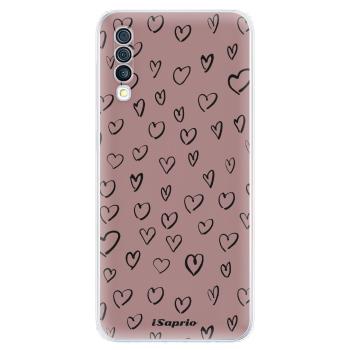 Odolné silikonové pouzdro iSaprio - Heart Dark - Samsung Galaxy A50