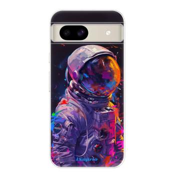 Odolné silikonové pouzdro iSaprio - Neon Astronaut - Google Pixel 8a