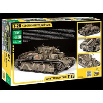 Model Kit tank 3694 - T-28 Heavy Tank (4600327036940)