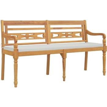 SHUMEE Lavice Batavia s poduškou 150 cm teak 319148 (319148)