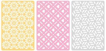 Sablon TESCOMA DELÍCIA Díszítő sablonok tekercsekhez, 3 db 630138.00