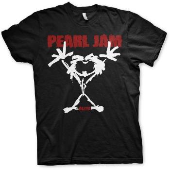 Pearl Jam Tričko Stickman Unisex Black 2XL