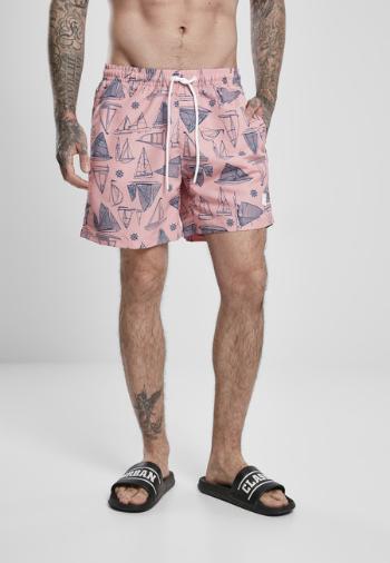 Urban Classics Pattern Swim Shorts yacht aop - XL