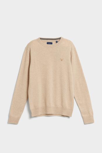 SVETR GANT D1. CASHMERE C-NECK SAND MELANGE