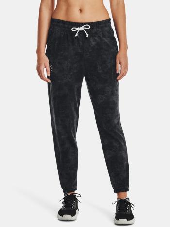 Under Armour Rival Terry Print Jogger Tepláky Černá