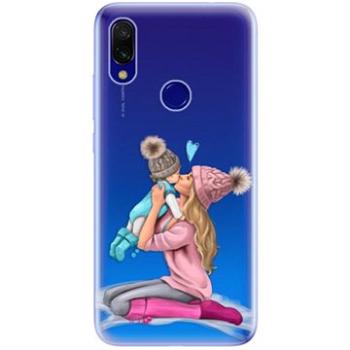 iSaprio Kissing Mom - Blond and Boy pro Xiaomi Redmi 7 (kmbloboy-TPU-Rmi7)