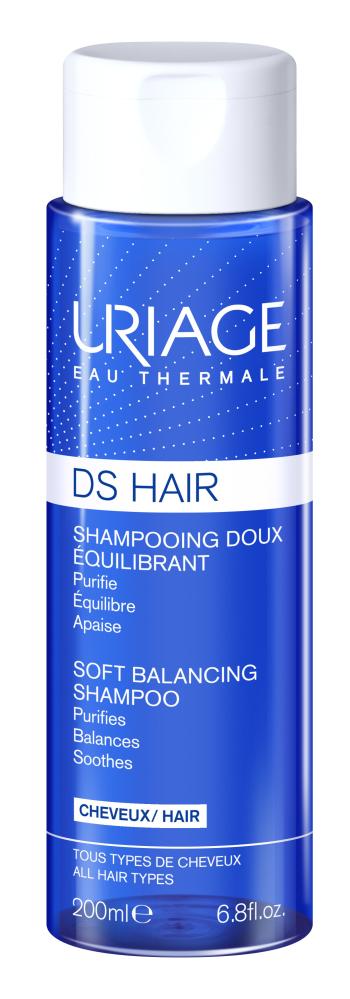 Uriage DS Hair Balancing Shampoo jemný zklidňující šampon 200 ml