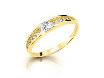 Cutie Diamonds Prsten ze žlutého zlata s diamanty DZ6723-2804-10-x-1 51 mm