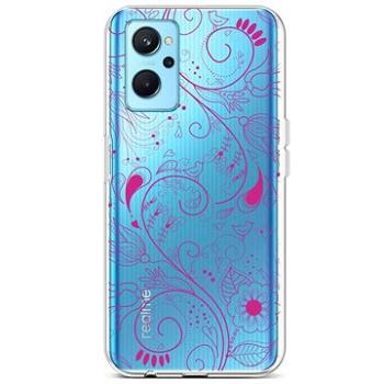 TopQ Kryt Realme 9i silikon Pink Ornament 73002 (Sun-73002)