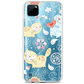 TopQ Kryt Realme C21Y silikon Happy Cats 69945 (Sun-69945)