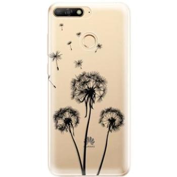 iSaprio Three Dandelions - black pro Huawei Y6 Prime 2018 (danbl-TPU2_Y6p2018)