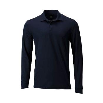 GREGNORMAN MEN INTERLOCK LONGSLEEVE POLO Pánské polo triko, tmavě modrá, velikost